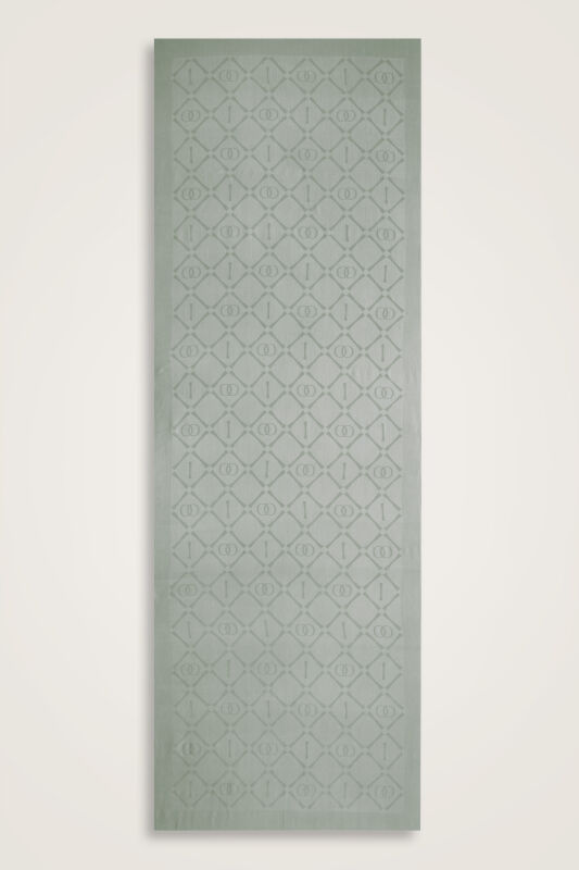 Iman I Baklava Emerald Green Ramy Jacquard Shawl - 2