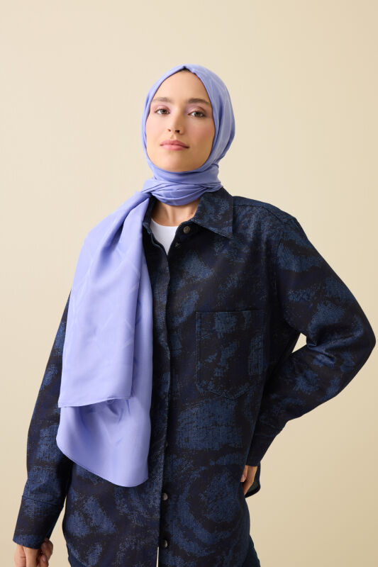 İman I Baklava Lavanta Ramy Jakar Şal 70x190 - 3