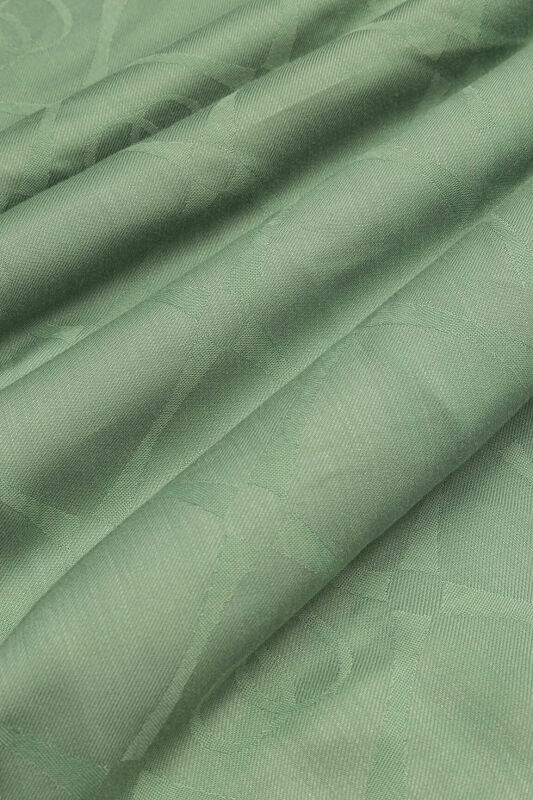 Iman I Baklava Mint Green Ramy Jacquard Shawl - 2