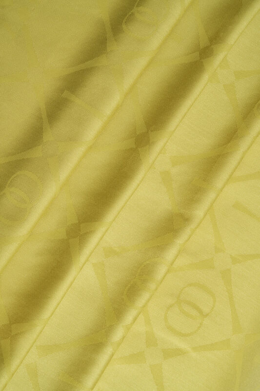 Iman I Baklava Mustard Ramy Jacquard Shawl - 4