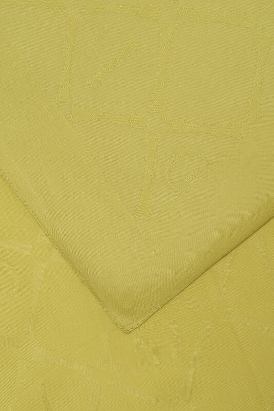 Iman I Baklava Mustard Ramy Jacquard Shawl - 3