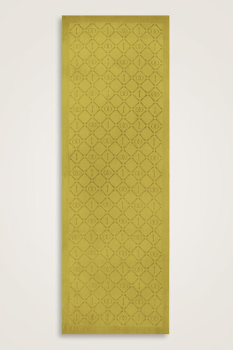 Iman I Baklava Mustard Ramy Jacquard Shawl - 2