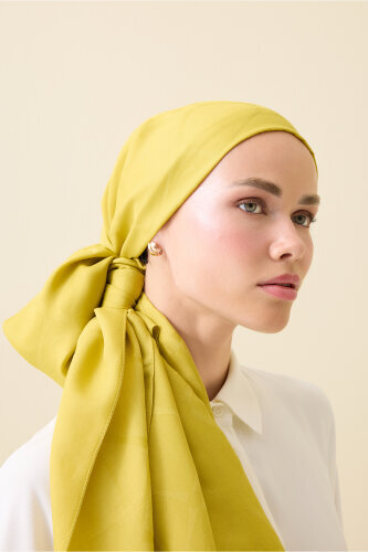 Iman I Baklava Mustard Ramy Jacquard Shawl 