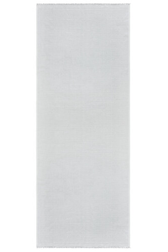 Iman I Beyaz Koton İpek Şal 80x200 - 1