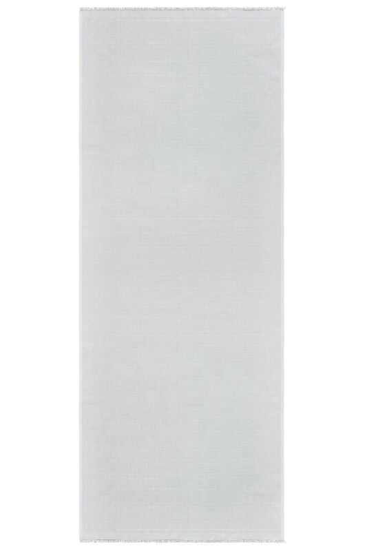 Iman I Beyaz Koton İpek Şal 80x200 - 1