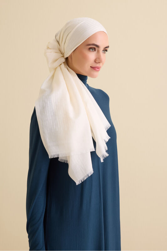 Iman i Bone Cotton Silk Shawl - 5