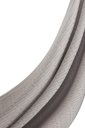 Iman I Cotton Silk Shawl Grey - 3