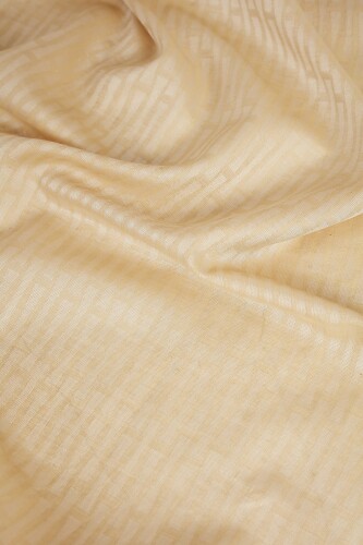 Iman I Cotton Silk Shawl Natural - 5