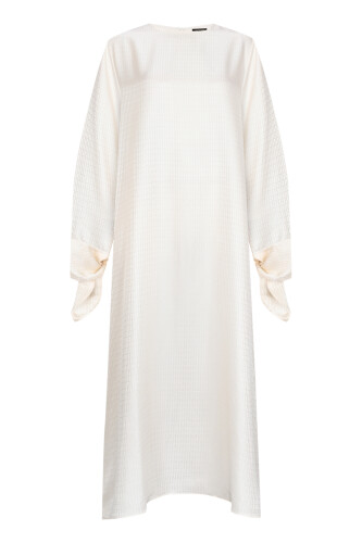 Iman I Cuff Detailed Powder Dress 