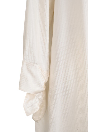 Iman I Cuff Detailed Powder Dress - 2