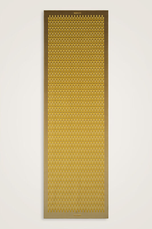  İman I Degrade Hardal İpek Şal 70x210 - 2