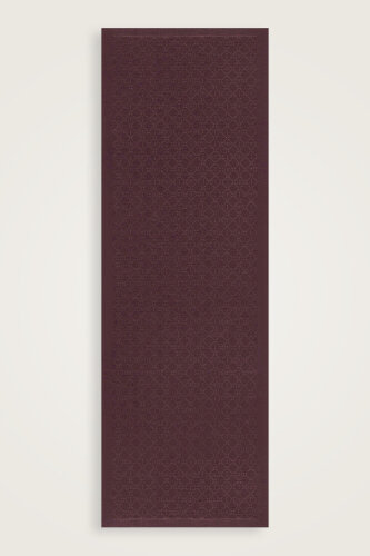 İman I Kafes Kızıl Kahve Tencel Pamuk İpek Şal 70x200 - Imannoor (2)