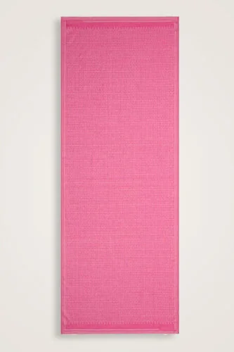 Iman I Fuşya Pamuk İpek Şal 80x210 - 1