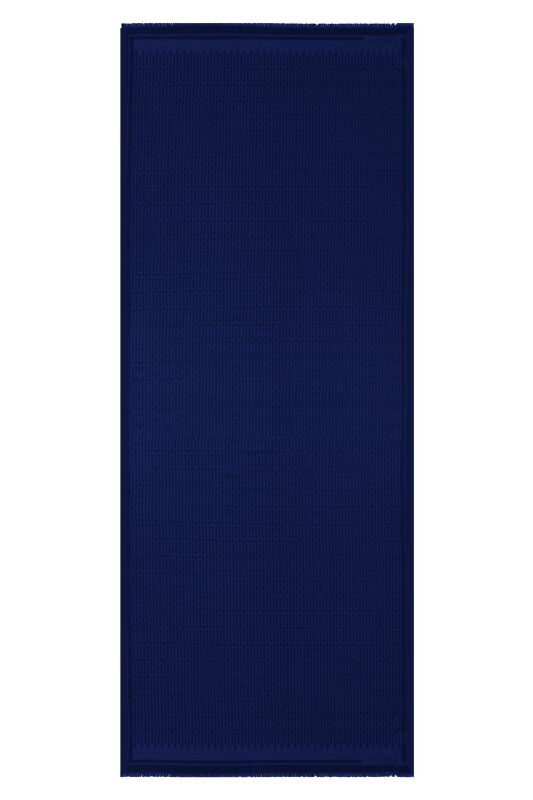Iman i Koton İpek Şal Lacivert 80x210 - 1