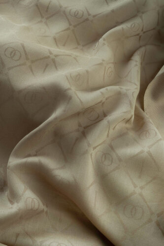 Iman I Lattice Open Stone Tencel Cotton Silk Shawl - 3