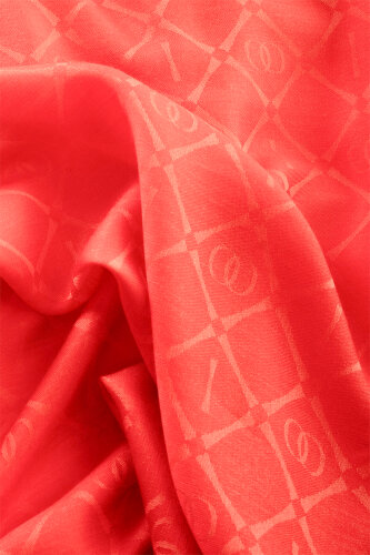 Iman I Lattice Pomegranate Flower Tencel Cotton Silk Shawl - 4