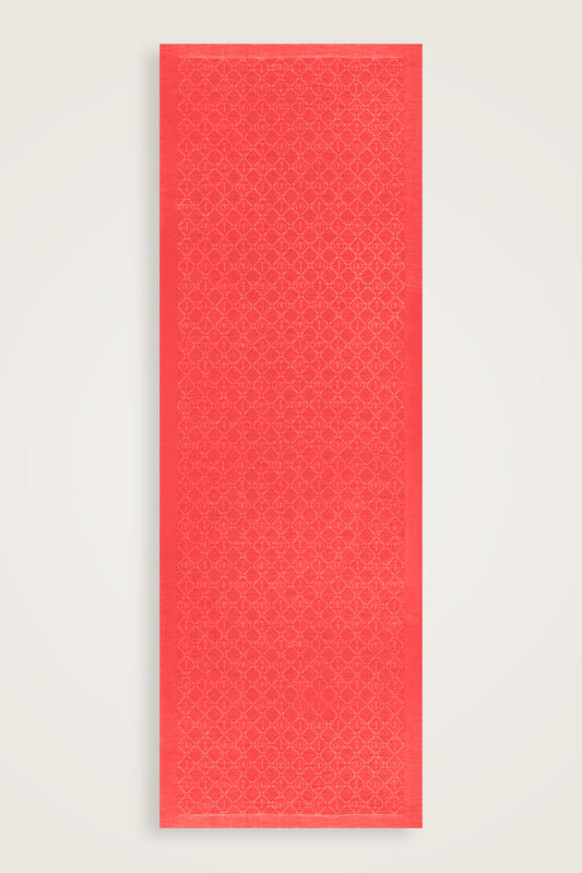 Iman I Lattice Pomegranate Flower Tencel Cotton Silk Shawl - 2