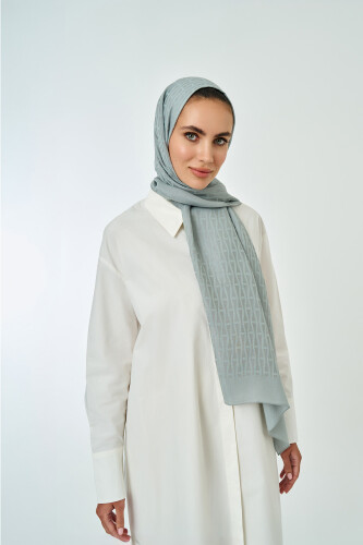 Iman I Naia Cotton Shawl Silver Moon 