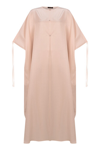 Iman I Powder Silk Abaya - 1