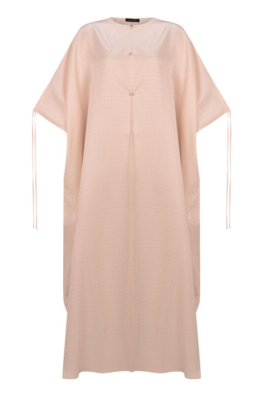 Iman I Powder Silk Abaya - 1