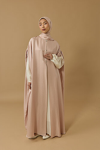 Iman I Powder Silk Abaya - Imannoor