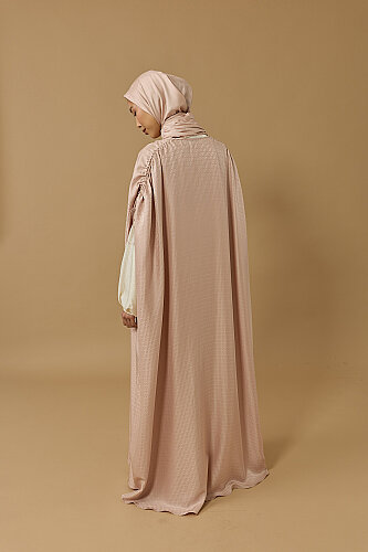 İman I Pudra İpek Abaya - Imannoor (2)