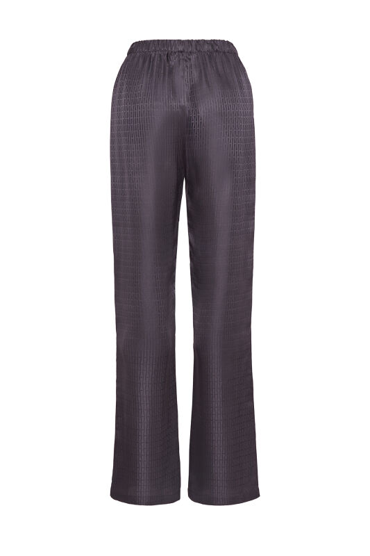 Iman I Silk Pajamas Pant Anthracite - 2