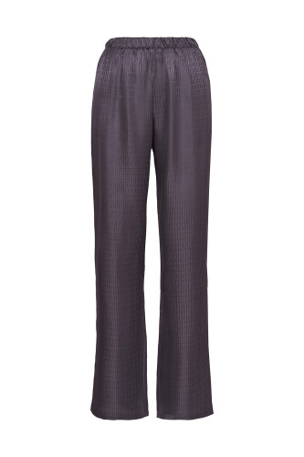 Iman I Silk Pajamas Pant Anthracite 