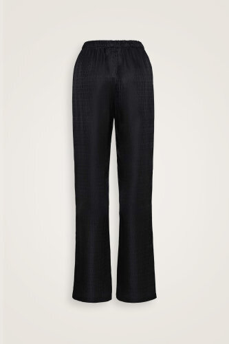 Iman I Silk Pajamas Pant Black - 4