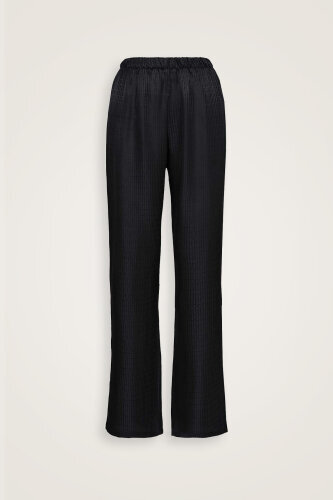Iman I Silk Pajamas Pant Black - 2