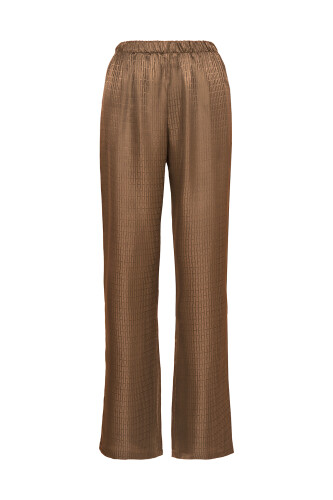 Iman I Silk Pajamas Pant Light Brown 