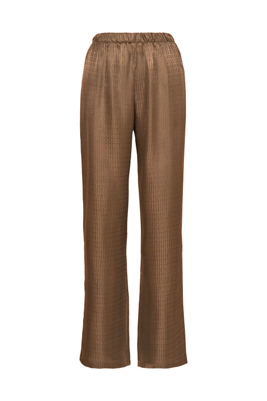 Iman I Silk Pajamas Pant Light Brown - 1