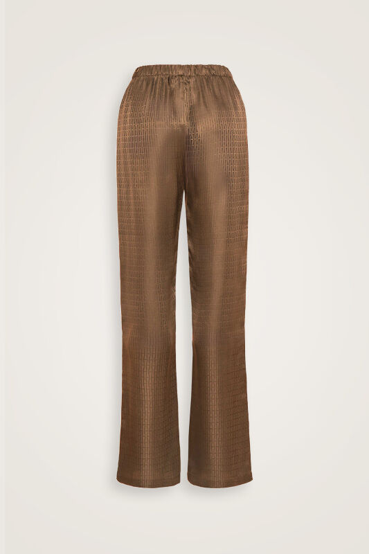 Iman I Silk Pajamas Pant Light Brown - 2