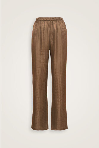 Iman I Silk Pajamas Pant Light Brown 