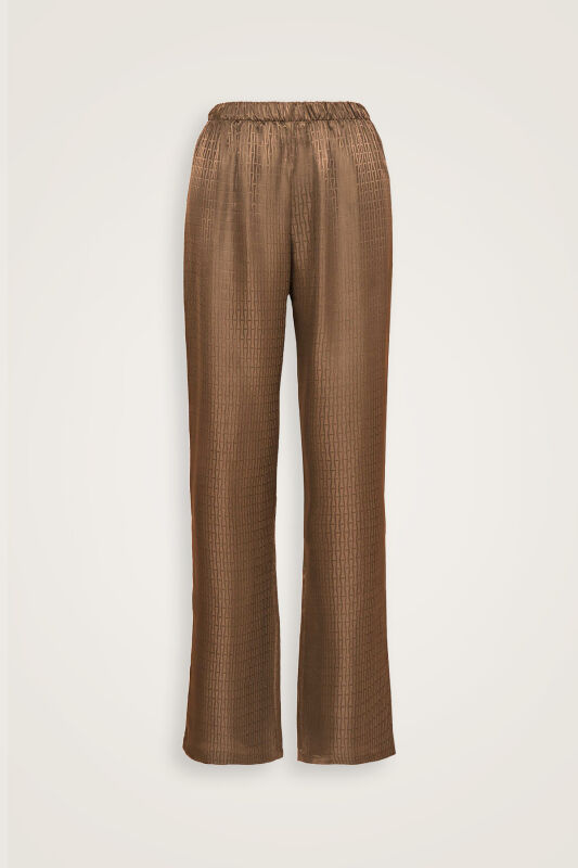 Iman I Silk Pajamas Pant Light Brown - 1