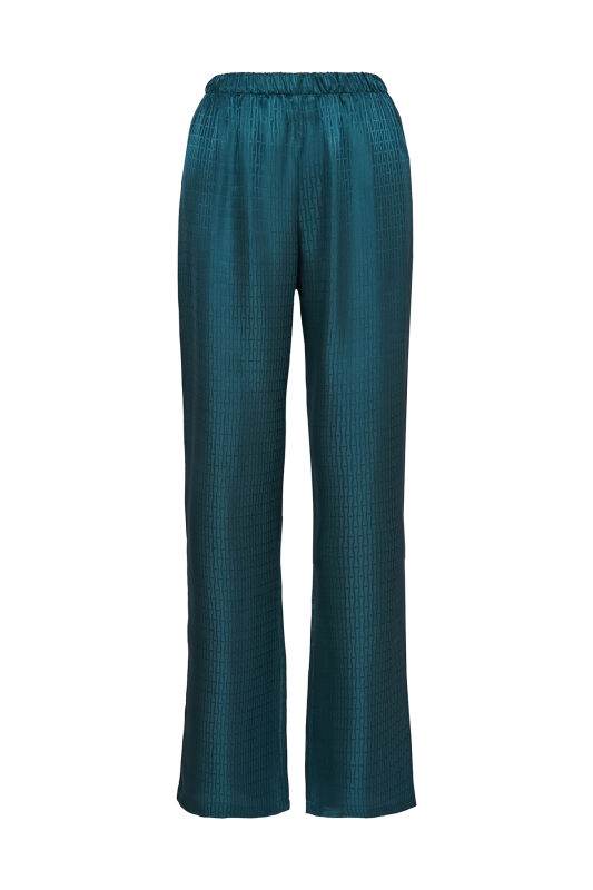 Iman I Silk Pajamas Pant Petrol - 1