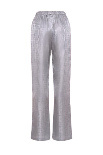 Iman I Silk Pajamas Pant Silver - 2