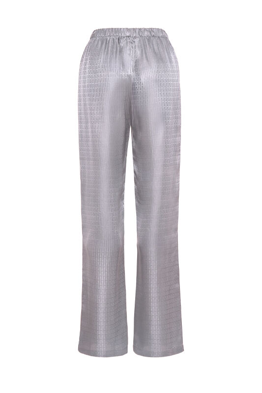 Iman I Silk Pajamas Pant Silver - 2