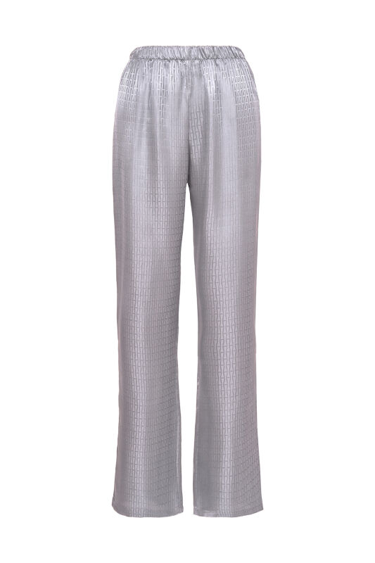 Iman I Silk Pajamas Pant Silver - 1