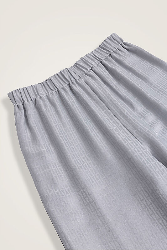 Iman I Silk Pajamas Pant Silver - 2