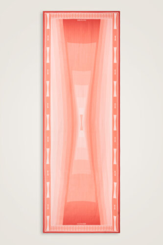 İman Kapısı Pudra Floş Pamuk Şal 70x210 - Imannoor (1)