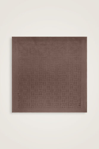  İman Kare Açık Kahverengi Naia Eşarp 90x90 - Imannoor