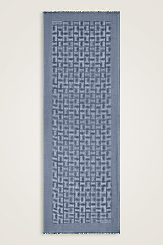 İman Kare Açık Mavi İpek Şal 70x200 - Imannoor (2)