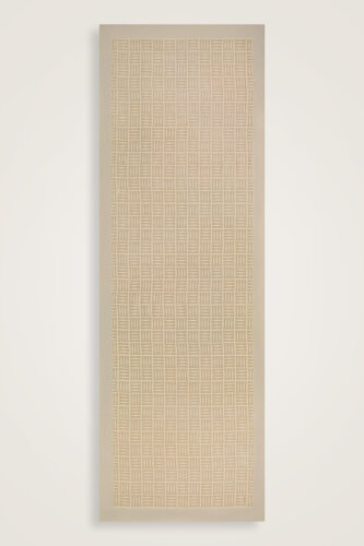 İman Kare Antik Bej Naia Pamuk Şal 70x210 - Imannoor (2)