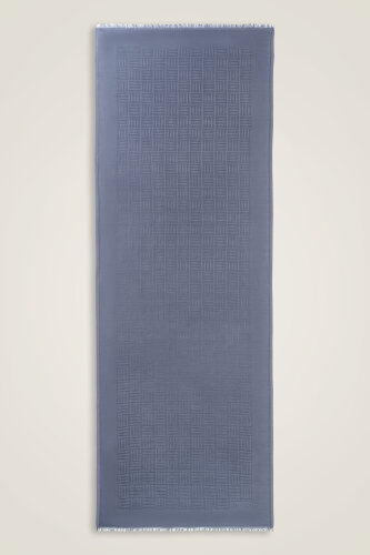 İman Kare Denim İpek Şal 70x200 - Imannoor (2)