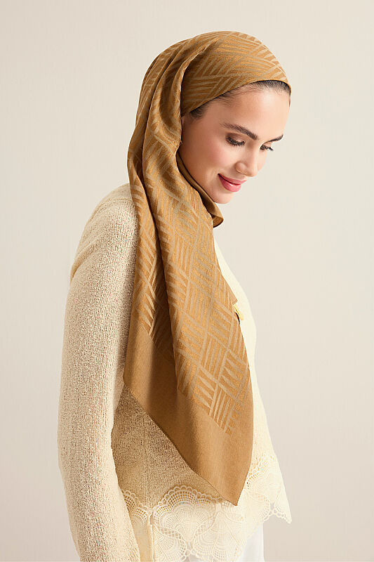 Iman Kare Haki Naia Scarf - 5
