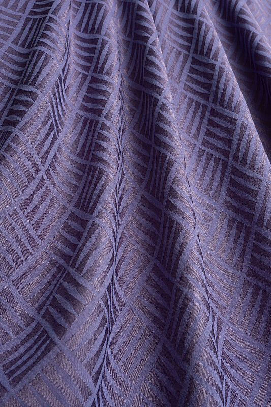 İman Kare İndigo Naia Pamuk Şal 70x210 - 4