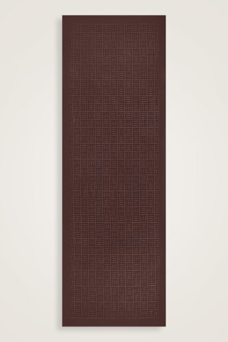 İman Kare Kahverengi Naia Pamuk Şal 70x210 - Imannoor (2)