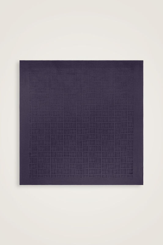  İman Kare Lacivert Naia Eşarp 90x90 - 1