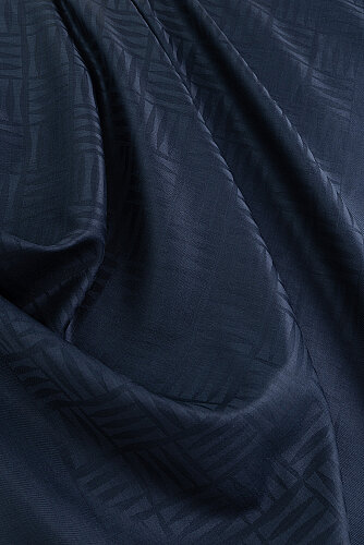 Iman Square Silk Scarf Navy - Imannoor (1)